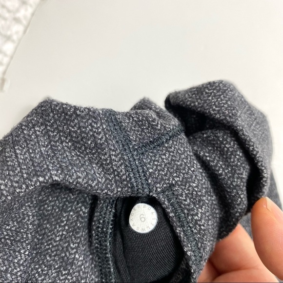 Lululemon Wunder Under Herringbone Crop Pants Gray - Picture 7 of 11